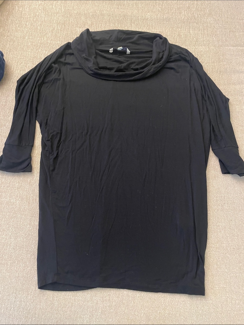 41 Hawthorn Black Cowl Neck Tunic